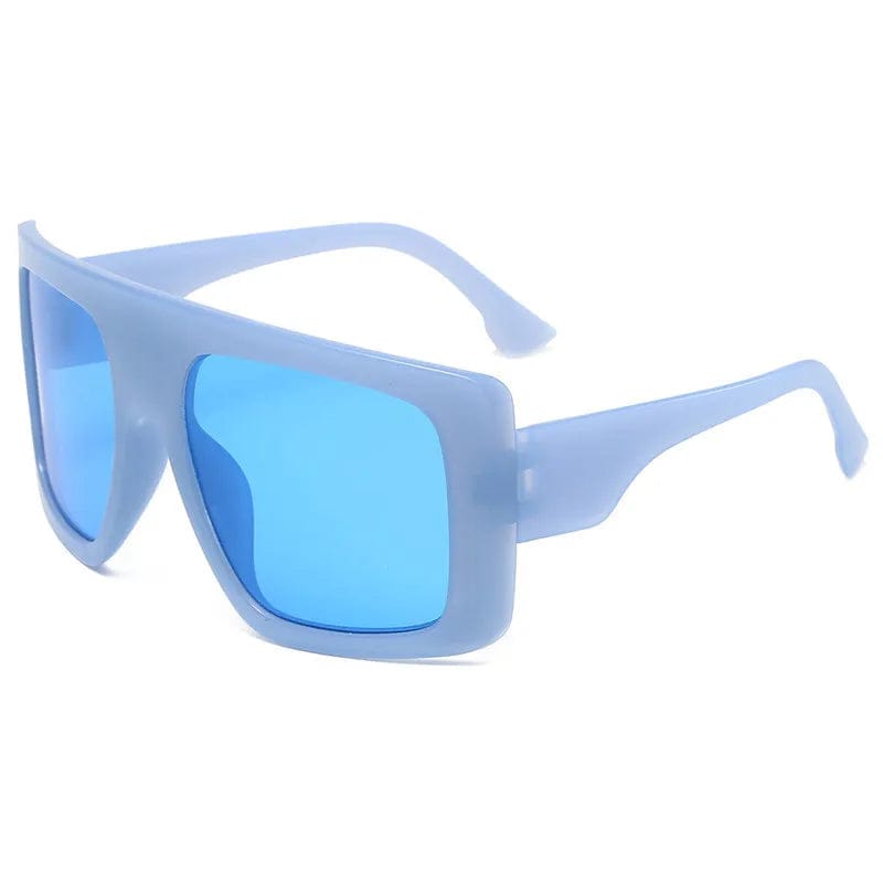 Retro Square UV400 Luxury Sunglasses - Oversized Shades with Side Shields for Sun Protection