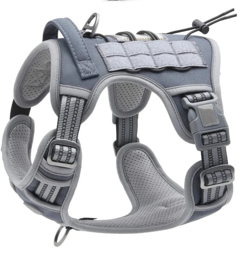 Adjustable Tactical Pet Vest Harness for Medium and Large Dogs