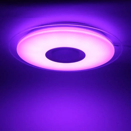 Harmonize Your Space: LED Colorful Smart Ceiling Light with Mobile App Control and Bluetooth Speaker