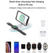 Hot Selling 4 in 1 Wireless Charger with Magnetic Design and LED Lights