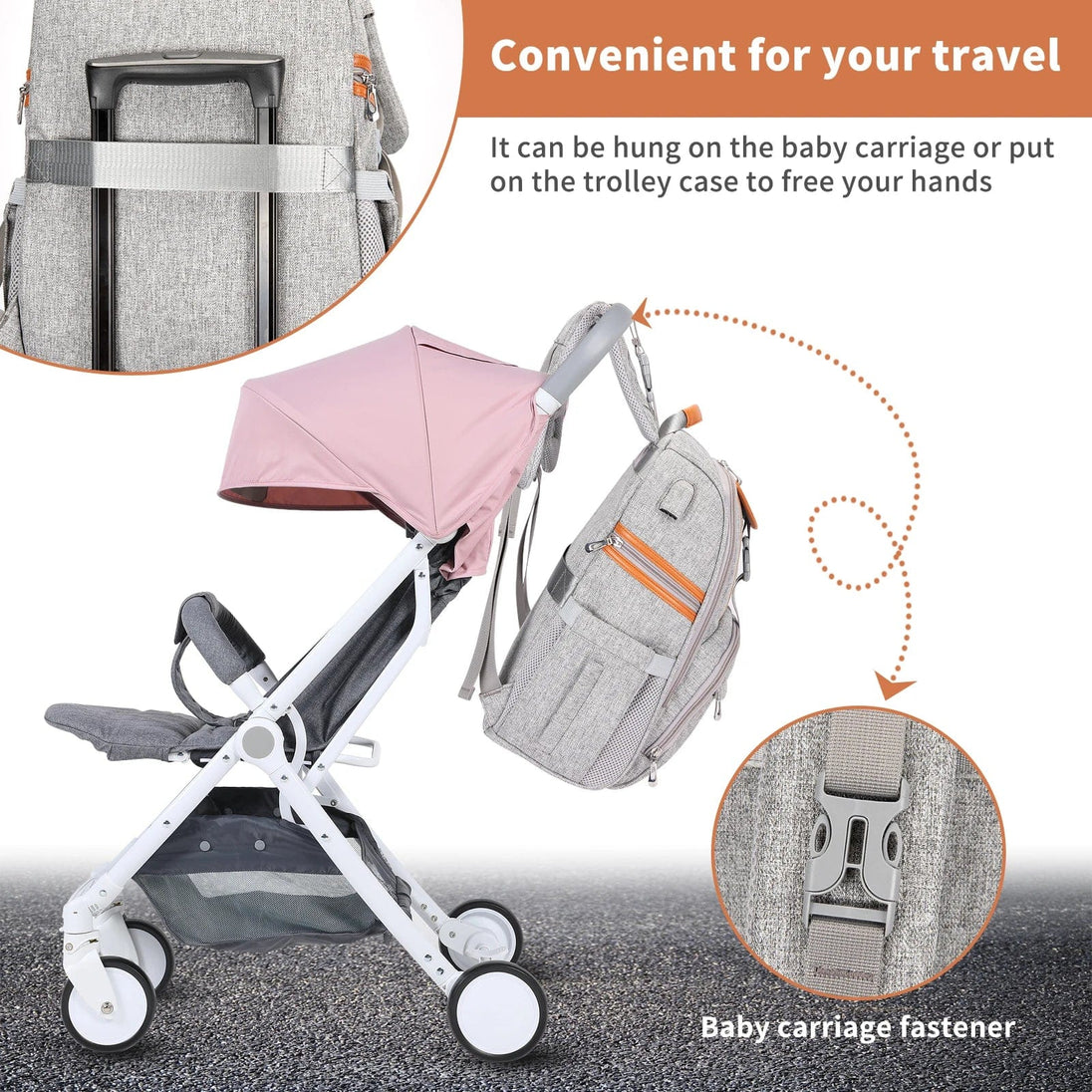 Spacious and Weather-Ready: Large Diaper Backpack with Crib for the Ultimate Outdoor Parenting Experience