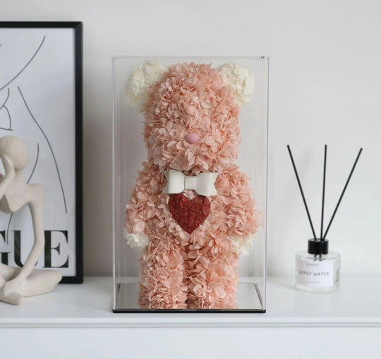 Big Blooms of Affection: Rose Teddy Bear - A Unique Valentine's Day Girlfriend Gift