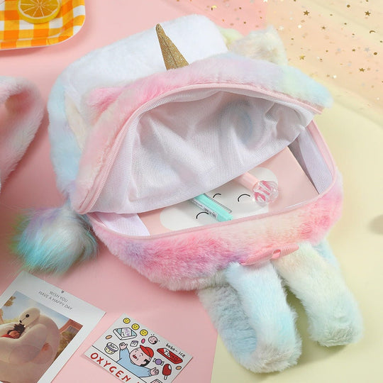 Children's Plush Unicorn Backpack – The Adorable Toddler's Best Friend for School