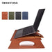 PU Leather Sleeve Case For Laptop Leather Stand Cover Portable Notebook Protector Bag