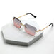 Hot Selling Luxury Rimless Sunglasses: Trendy Shades for Women and Men