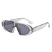 Fashionable Custom Oval-Shaped Visor Sunglasses for Women: Trendy Eye Wear
