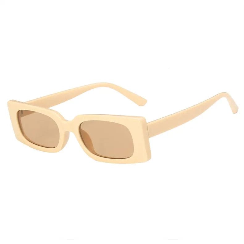 Classic Retro Trend: DL Glasses - Vintage Small Rectangle Sunglasses for Stylish Ladies