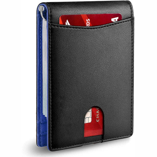 Style Redefined: Men's Slim Bifold Wallet - A Minimalist Essential with Maximum Impact