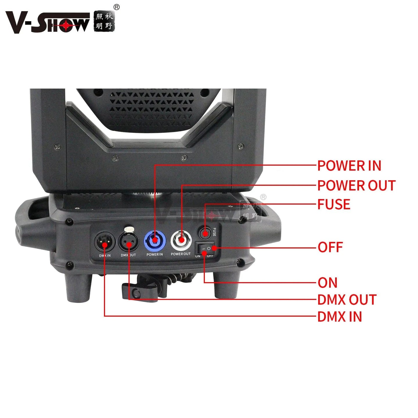 Dynamic Lightscapes: Elevate Your Event with V-Show DJ Stage Lights - 150W of Visual Brilliance