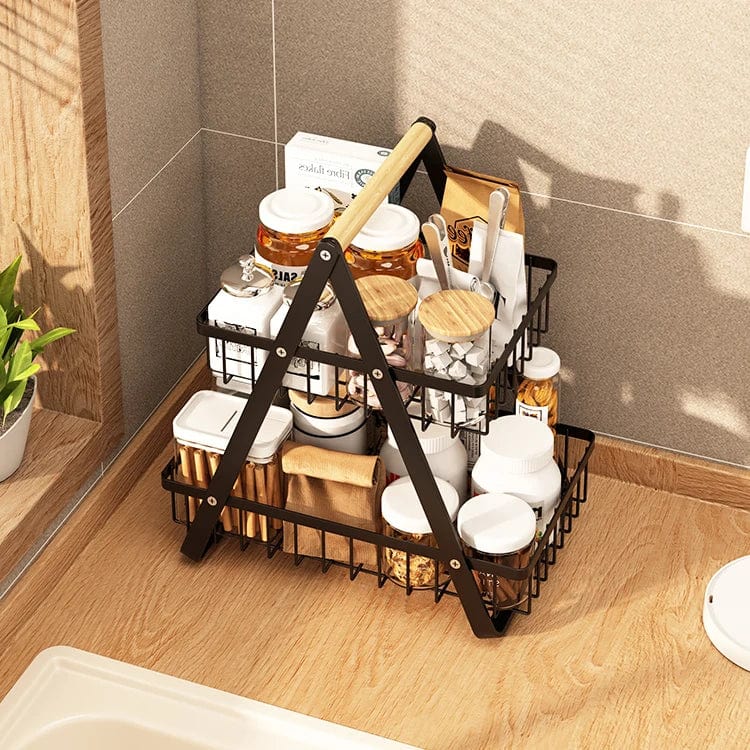 Sleek and Practical: Metal Sponge Kitchen Storage Holders & Racks Accessories