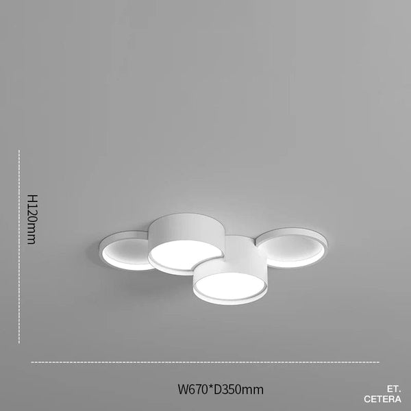 Simplicity in Style: Bedroom Ceiling Light - Round Combination LED Lamp for Modern Home Decor