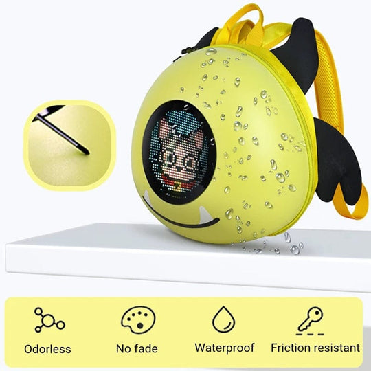 Newest Kids Funny Game Mobile Control Smart Walking Advertising Led Backpack Custom Diy Dynamic Pixel Led Display Backpack