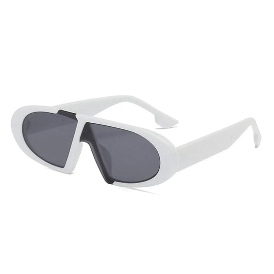 Fashionable Custom Oval-Shaped Visor Sunglasses for Women: Trendy Eye Wear