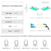 Fashion Rimless Cat Eye Sunglasses: Triangle UV400 Female Eyewear