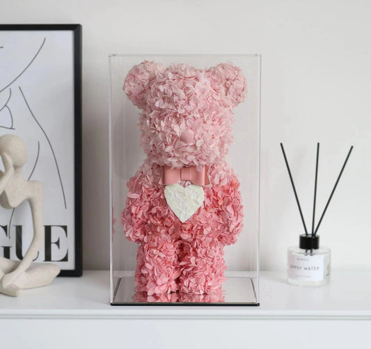 Big Blooms of Affection: Rose Teddy Bear - A Unique Valentine's Day Girlfriend Gift