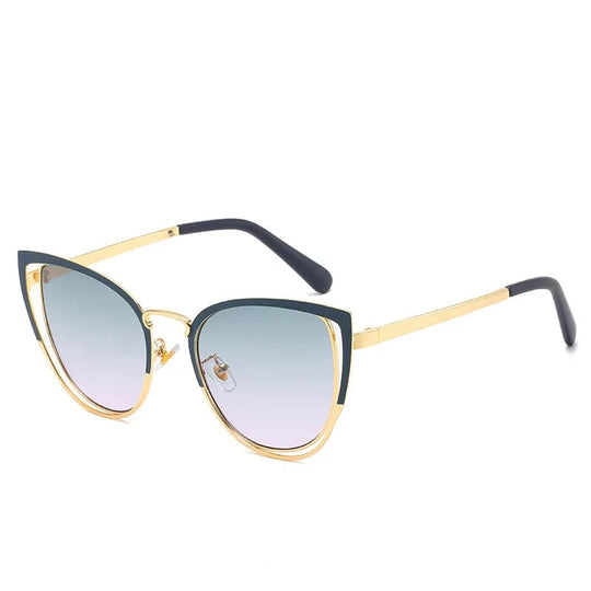 Luxury Retro Cat-Eye Sunglasses: Designer Shades for Ladies & Men