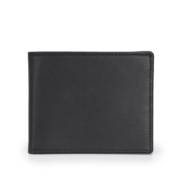 Modern Security, Classic Appeal: Genuine Leather Bifold Wallet for the Fashion-Forward Man