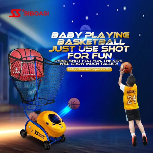 Shoot for Success: Elevate Your Child's Basketball Skills with the Siboasi Smart Basketball Shooting Machine