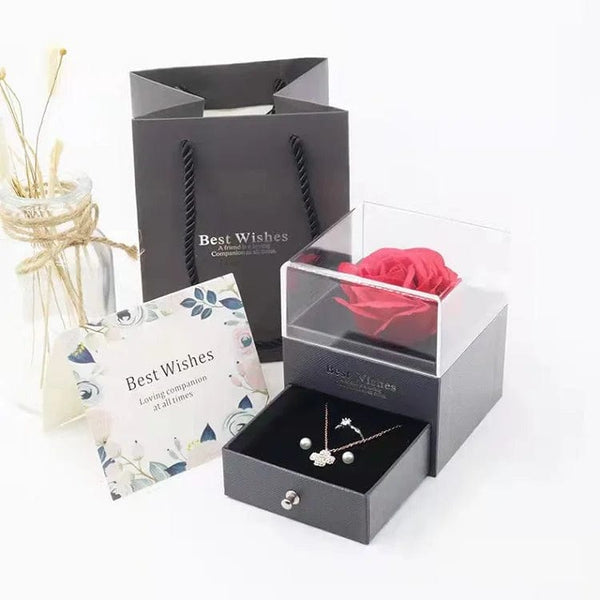 Forever Love Blooms: Rose Soap Flower Gift Box – A Timeless Valentine's Day Gift