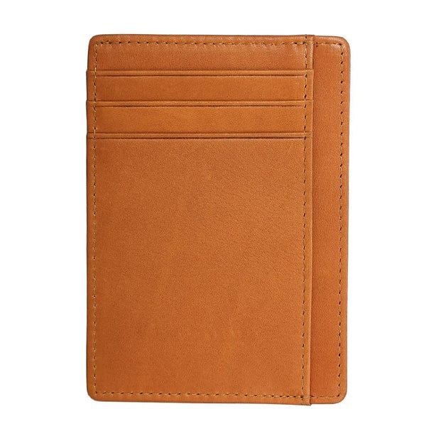 Modern Minimalism: RFID Front Pocket Wallet - Genuine Leather for the Modern Man