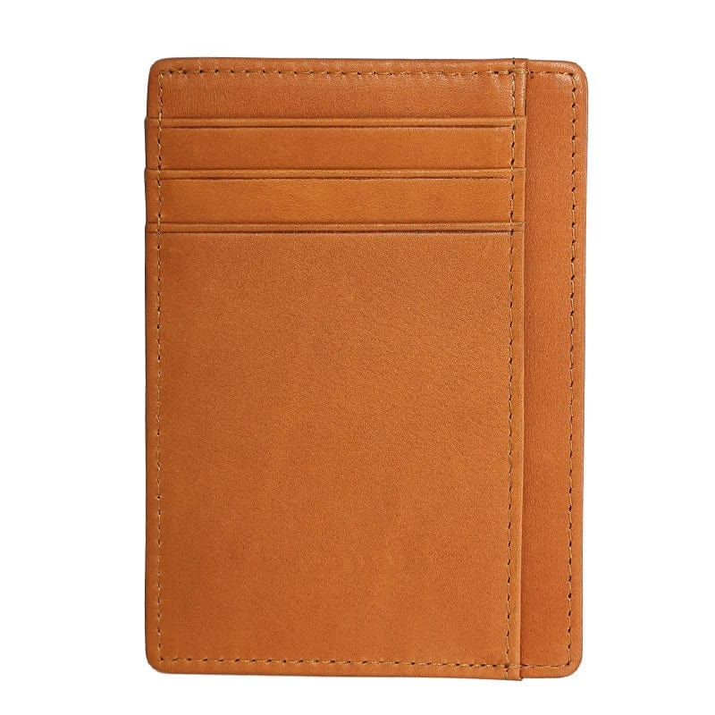 Modern Minimalism: RFID Front Pocket Wallet - Genuine Leather for the Modern Man