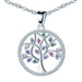 Sterling Silver Tree of Life Pendant Necklace for Women