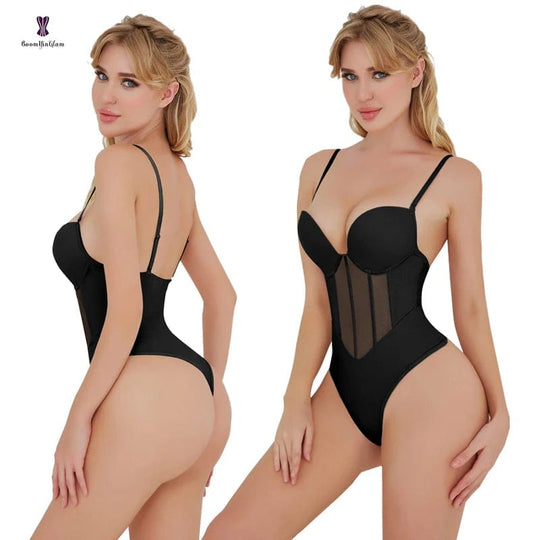 Flaunt Your Curves: Butt Lifter and Tummy Control Magic in our One-Piece Body Shaper