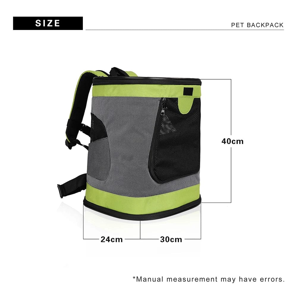 Pet Carrier Backpack for Traveling, Hiking, and Camping