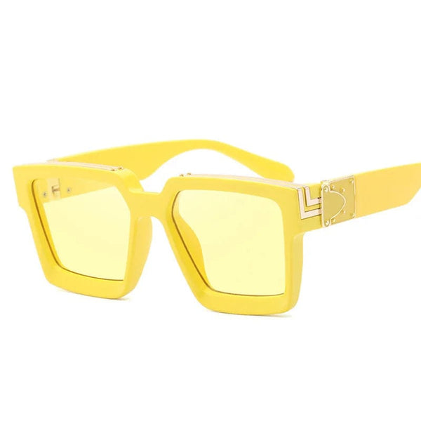 High-Quality Luxury Oversized Square Sunglasses for Women: Trendy Millionaire Designer Brands also for Men