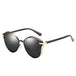 Cat Eye Round Polarized Sunglasses for Men and Women - Fashionable Shades for a Classic Look