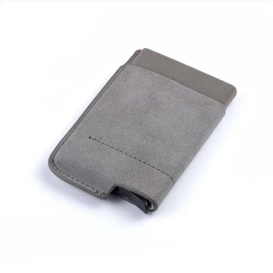 Sophisticated Simplicity: Slim Smart Card Holder PU Leather Wallets with RFID Protection