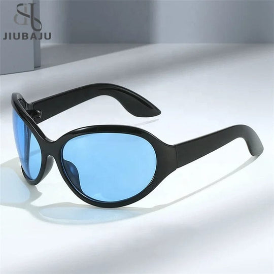 Fashion Female Sun Glasses: Oversized Big Frame Mirror Eyewear for Women