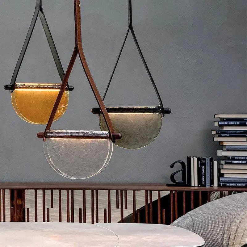 Versatile Elegance: Glass Hanging Lamps - LED Pendant Lights for Home Decoration in Bedrooms and Restaurants