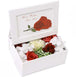 Elegance Unveiled: Soap Flower Gift Box with Carry Bag - Perfect for Valentine's Day Gifts.