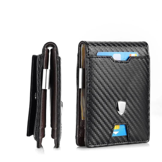 Promote with Purpose: Business Leather Wallet with RFID Block - The Gift of Security and Style.