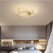 Nordic bedroom light luxury modern simple living room lamps led round room ceiling light