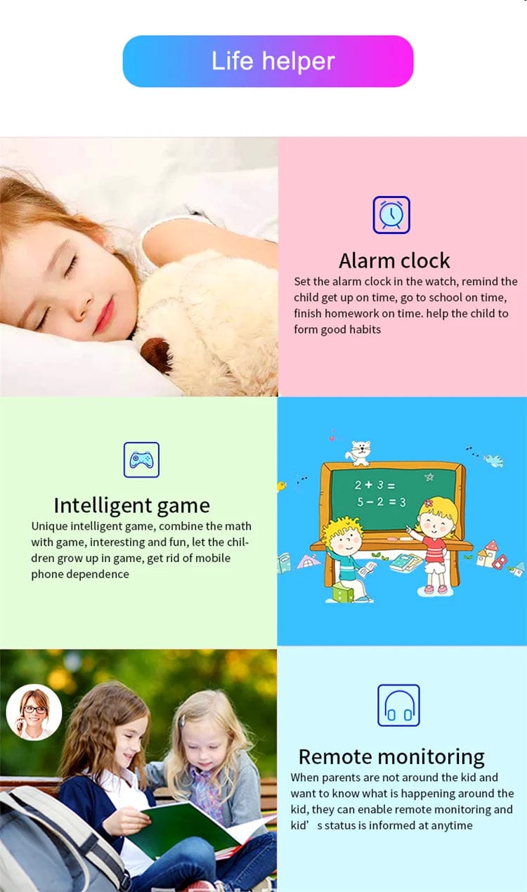 Smart Parenting: Explore the Features of the Q19 Kids Smart Watch for Peace of Mind