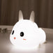 Touch of Magic: Silicone Night Light for Kids with Cute Rabbit Design