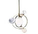 Glass Moon Pendant Ceiling Lamp - Modern Chandeliers for a Creative Living Space