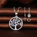 Gift for Mom: 925 Sterling Silver Tree of Life Pendant Necklace for Women