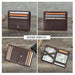 Magic Wallet Gift Men's RFID Protection Money Clip Small Genuine Leather Slim Wallet