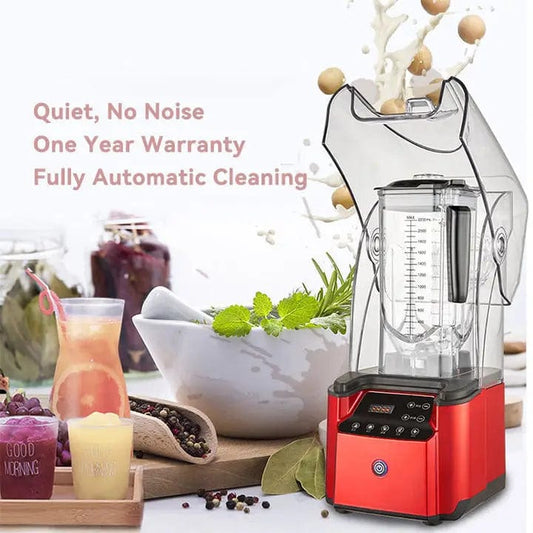 No-Noise Smart Mixer for Professional Shakes and Ice Juicers - Mixer Less Noise