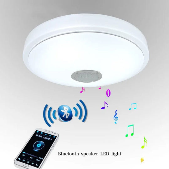 Starlight Serenade: Smart LED Music Ceiling Lamp - Dimmable, Color-Changing, and Music Sync for an Immersive Experience