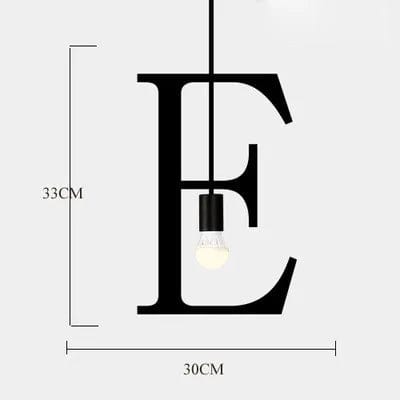 Interior Decoration Living Room Holiday Lighting Ceiling Lamps E27 Base Alphanumeric Symbols Modern Chandelier Lights