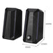 Dual Deep Bass, Wired Stereo, 3D Surround Subwoofer for PC Laptop/TV Gaming
