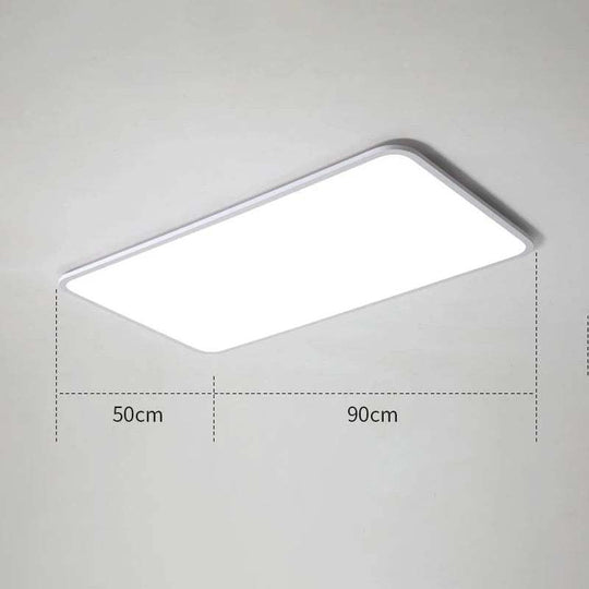 Modern Black Slim LED Ceiling Light - Ideal Home Lighting for Bedroom and Living Room Ceilings