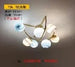 Glass Moon Pendant Ceiling Lamp - Modern Chandeliers for a Creative Living Space