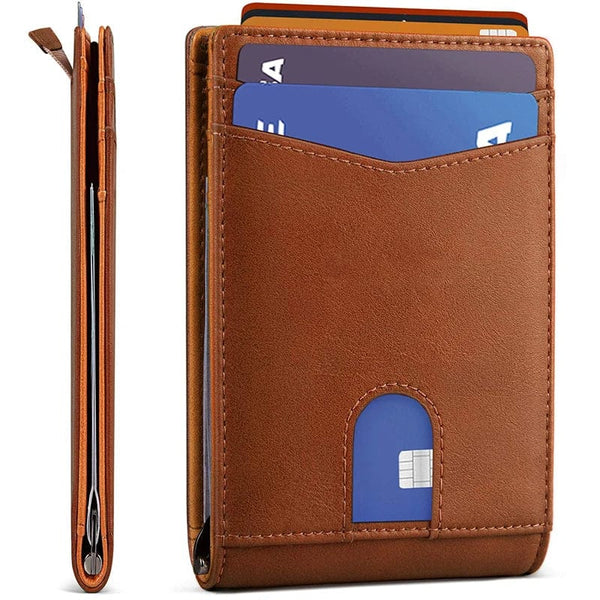 Style Redefined: Men's Slim Bifold Wallet - A Minimalist Essential with Maximum Impact