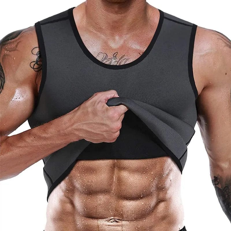 Define Your Form: High-Quality Men's Slimmer Saunasuits Shapewear Compression Top