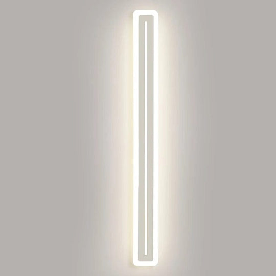 Contemporary Elegance: Black or White LED Bedroom Light - Modern Wall Lamp for Sophisticated Bedroom Decor